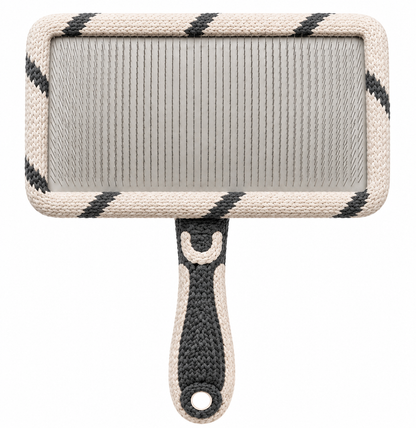 Self Cleaning Slicker Dog Brush – Rectangular Pet Grooming Brush for Shedding, Detangling and Coat Maintenance