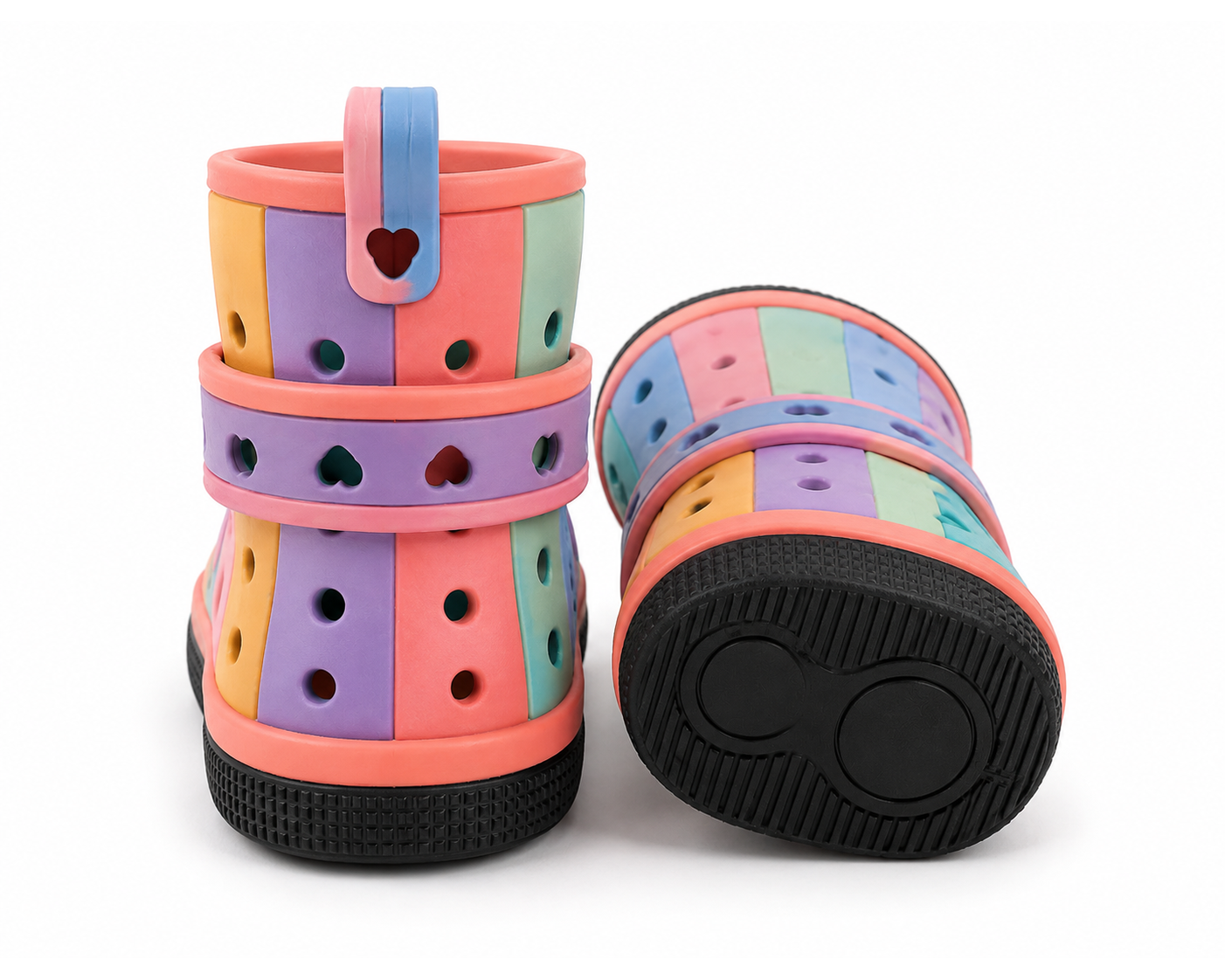 Waterproof Dog Boots Set – Adjustable Protective Dog Shoes for Outdoor Walking and Everyday Use
